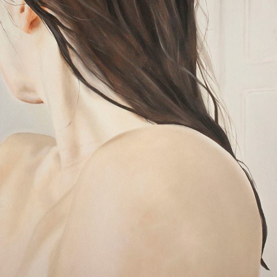 Aktmalerei in Öl, Selbstportrait Körperportrait, Female Gaze