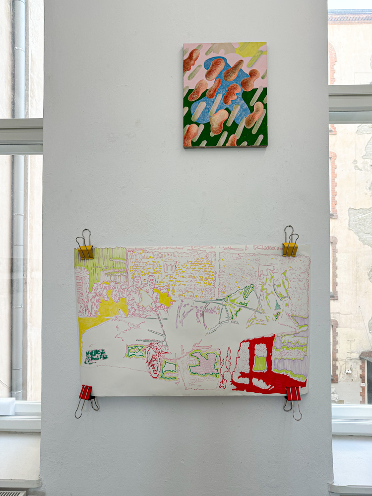 picture from the exhibition Skraj/Am Rand, Galerie Nowe Miejsce, Warszaw Mai 2025