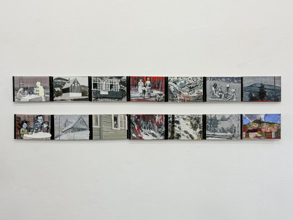 picture from the exhibition Skraj/Am Rand, Galerie Nowe Miejsce, Warszaw Mai 2025