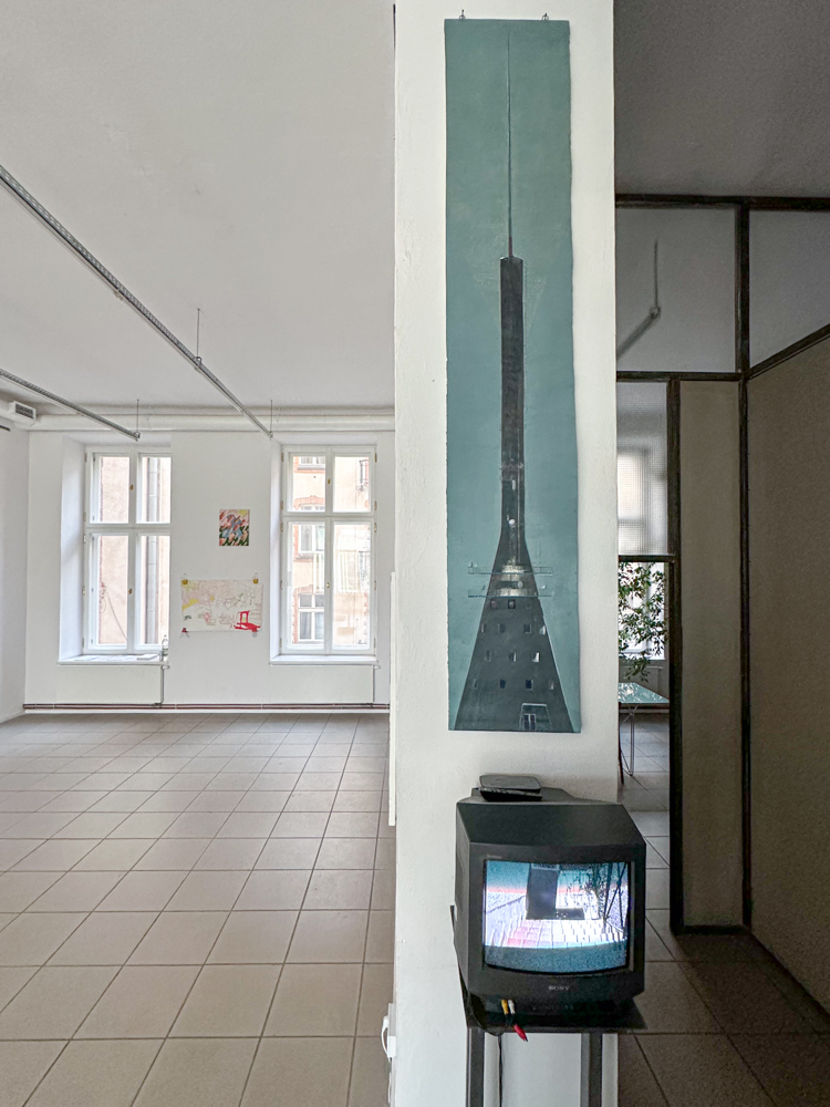 picture from the exhibition Skraj/Am Rand, Galerie Nowe Miejsce, Warszaw Mai 2025