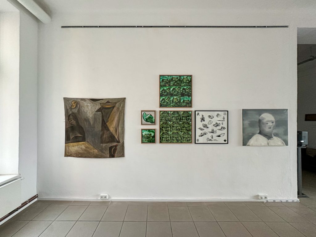 picture from the exhibition Skraj/Am Rand, Galerie Nowe Miejsce, Warszaw Mai 2025