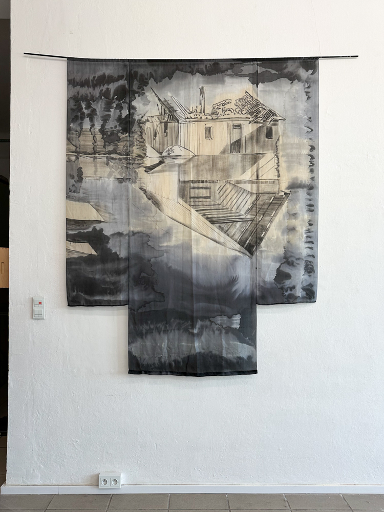 picture from the exhibition Skraj/Am Rand, Galerie Nowe Miejsce, Warszaw Mai 2025