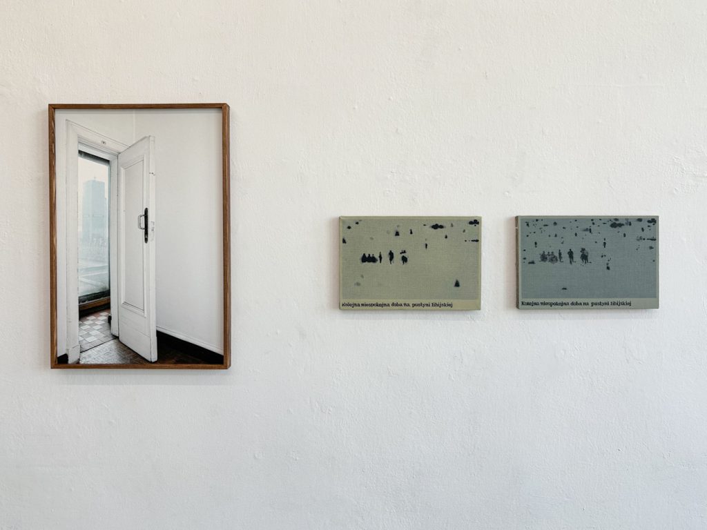 picture from the exhibition Skraj/Am Rand, Galerie Nowe Miejsce, Warszaw Mai 2025